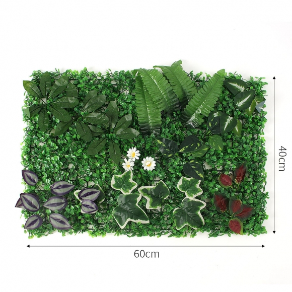 정원인테리어 벽장식 인조잔디(60x40cm) (혼합 담쟁이)   
