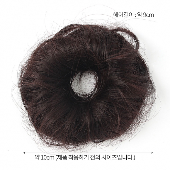 [언니네 가발] 뷰티 올림머리 곱창밴드 가발(브라운) 