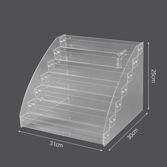 스탈리나 아크릴 7단 매니큐어 진열대