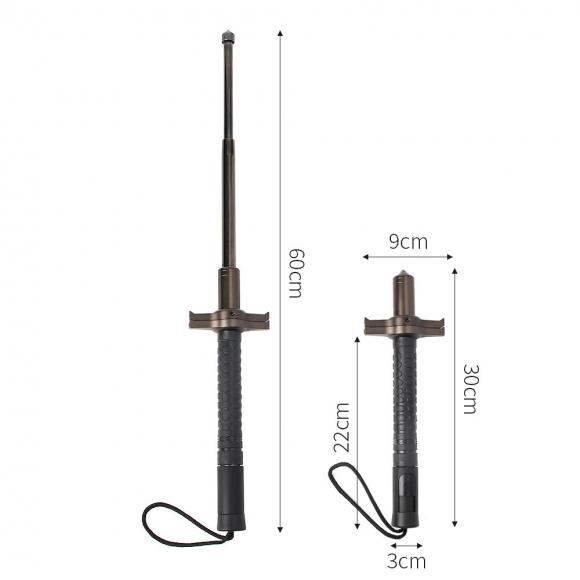 슈퍼가드 원터치 호신용 3단봉(60cm)