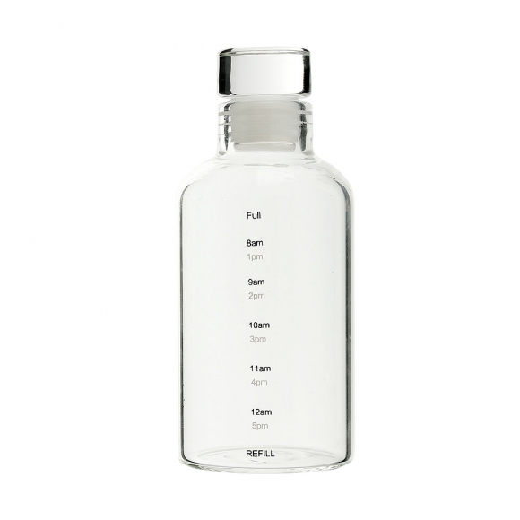 하루워터 내열유리 시간 물병(300ml)