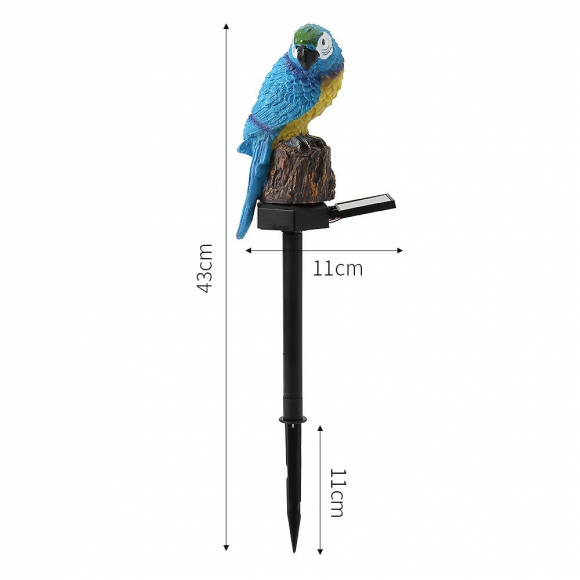 [솔라가든] 앵무새 LED 태양광 정원등(블루)