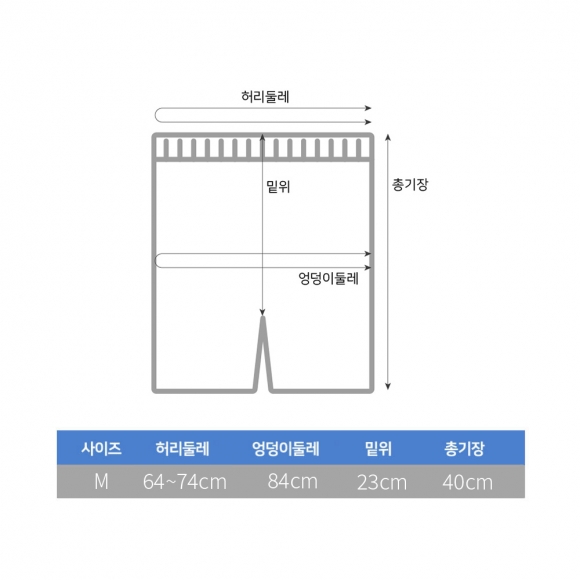 스포츠 러닝 타이즈 반바지(M) (블랙)  