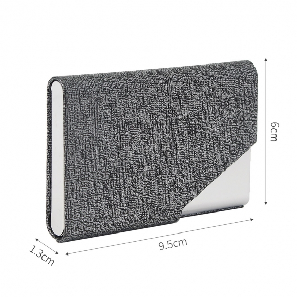 맨포스 심플 명함케이스(실버 그레이)