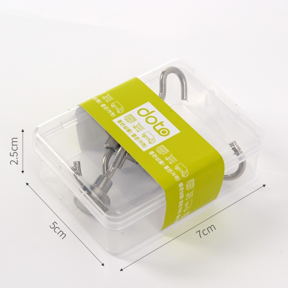 [몬스터킹] 네오디뮴 강력 자석후크 5개입(12x32mm)