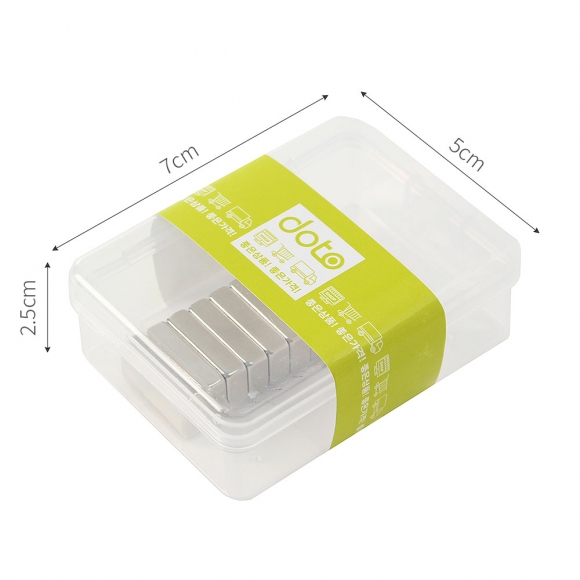 [몬스터킹] 초강력 네오디뮴 사각 자석 10개입(20x10x5mm)   