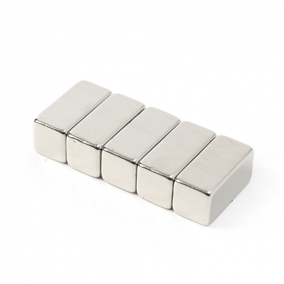 [몬스터킹] 초강력 네오디뮴 사각 자석 5개입(20x10x10mm)   