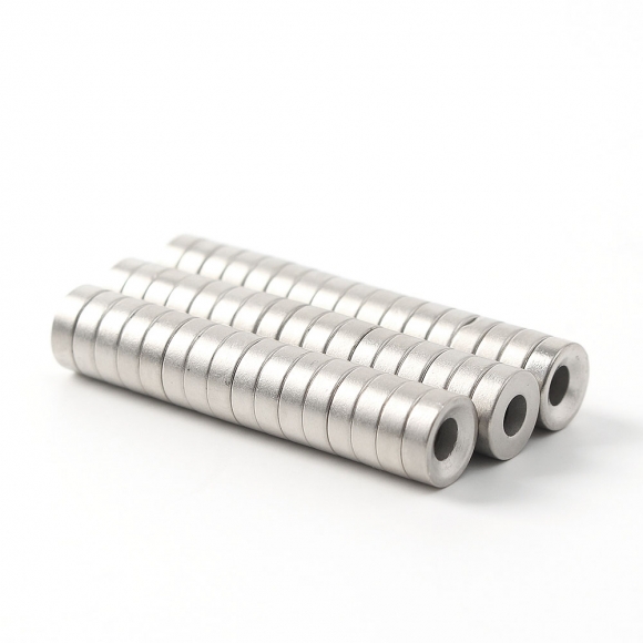 [몬스터킹] 네오디뮴 원형사라 자석 50개입(8x2.5mm) (홀6/3)