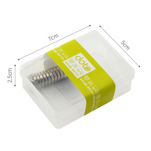 [몬스터킹] 네오디뮴 원형사라 자석 20개입(12x3mm) (홀6/3)     