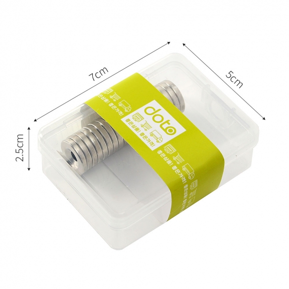 [몬스터킹] 네오디뮴 원형사라 자석 20개입(15x3mm) (홀8/4)     