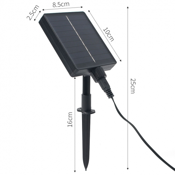 [도토로] 태양광 LED 1000구 줄전구(100m) (웜색)