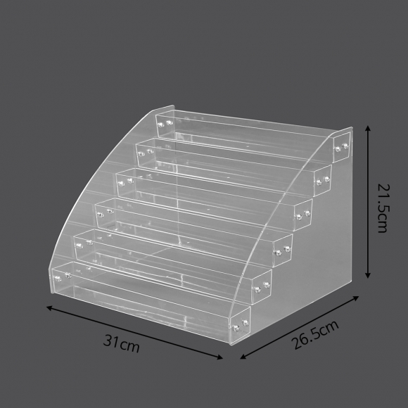 아크릴 6단 매니큐어 진열대