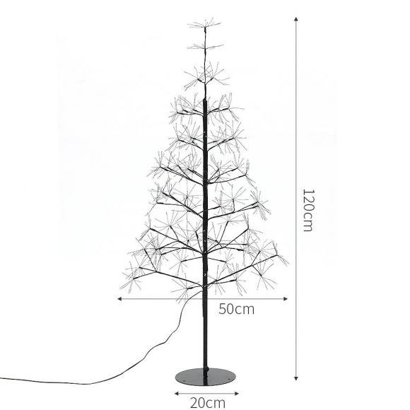 지네전구 겨울나무 무드등(120cm)