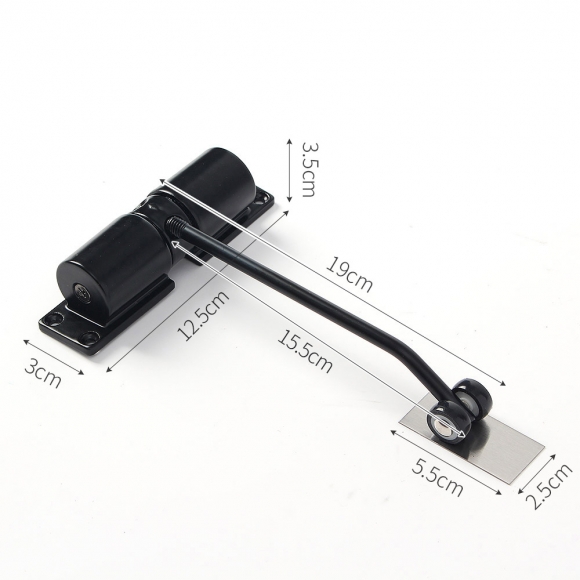 [영달철물] 세이프 자동닫힘 도어클로저 S-3