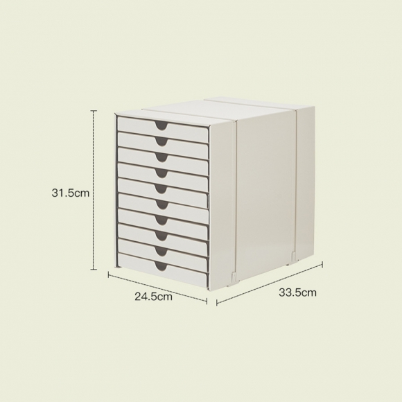 인테리어 10층 서랍형 서류 수납장