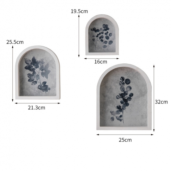 인테리어 아치형 엔틱소품 벽장식 3p세트