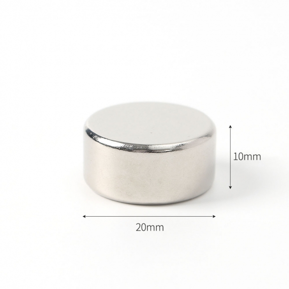 [몬스터킹] 초강력 네오디뮴 원형 자석 10개입(20x10mm)    