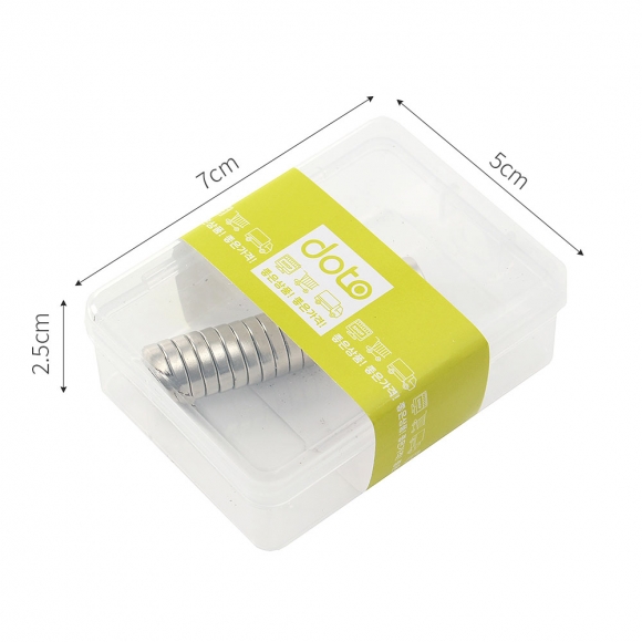 [몬스터킹] 네오디뮴 원형사라 자석 20개입(12x3mm) (홀8/4)      