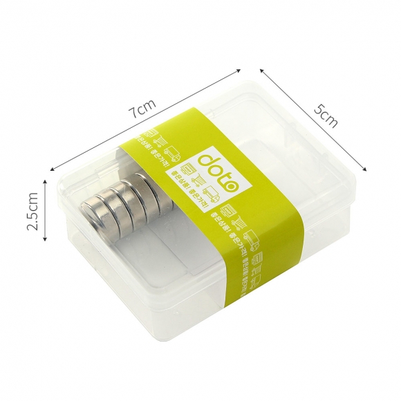 [몬스터킹] 네오디뮴 원형사라 자석 10개입(15x5mm) (홀10/5)     