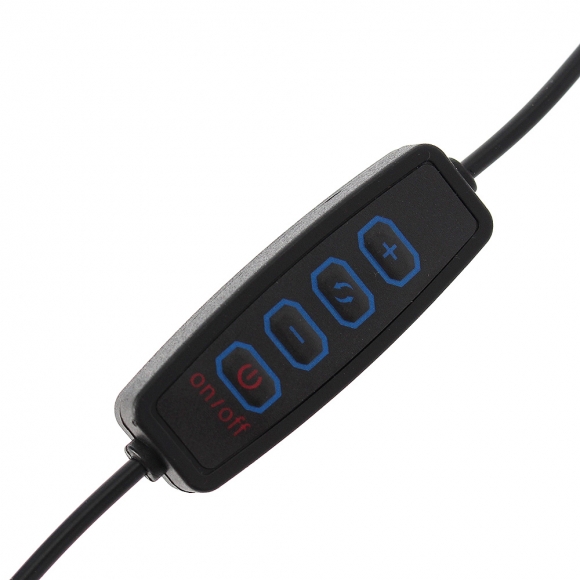 플렉시블 LED 집게 스탠드(58cm) (블랙)