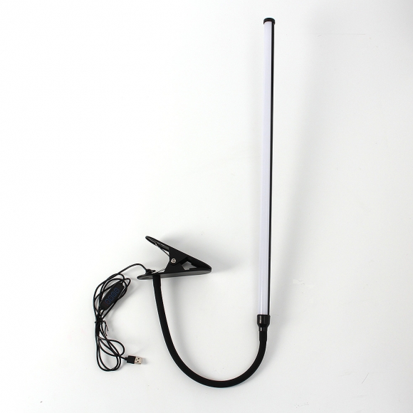 플렉시블 LED 집게 스탠드(58cm) (블랙)