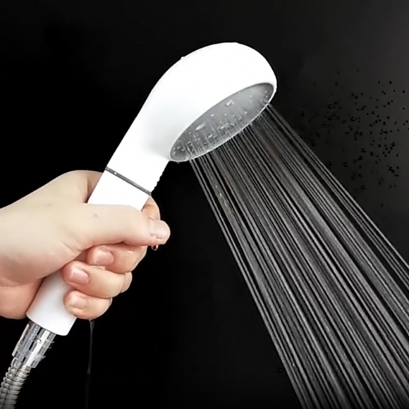 순한물 필터 샤워기헤드(화이트)