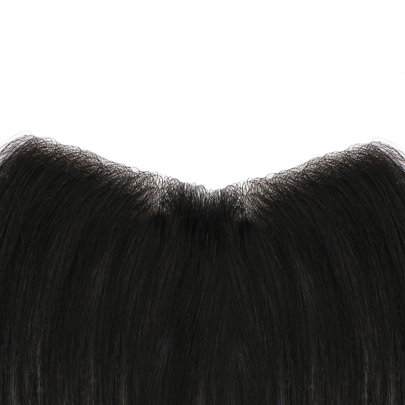 [언니네 가발] 접착식 인모 헤어라인 부분가발(접착면1.5cm) (15x16.5cm)