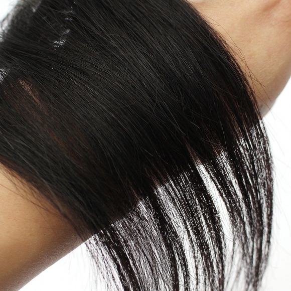 [언니네 가발] 접착식 인모 헤어라인 부분가발(접착면1.5cm) (15x16.5cm)