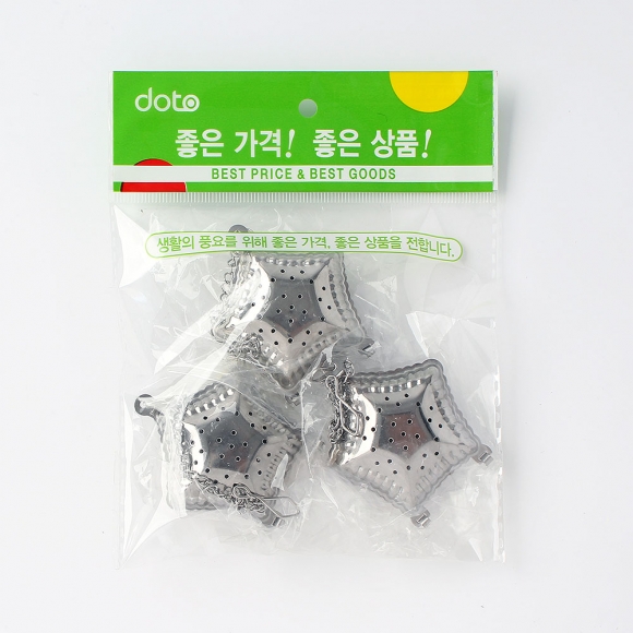 내추럴 티 인퓨저 3p세트(별)