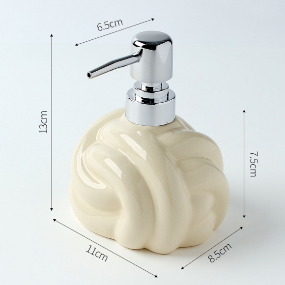 모던 쉐입 세라믹 디스펜서(320ml) (크림)