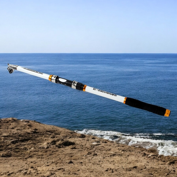랭크업 입문용 원투낚싯대(2.4m) (화이트)