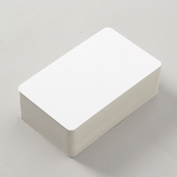 아트페이퍼 반코팅 무지 종이카드 100매(8x13cm)