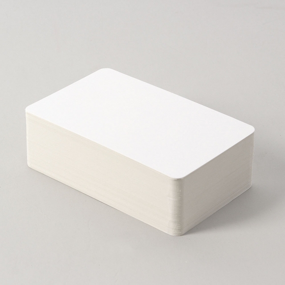 아트페이퍼 반코팅 무지 종이카드 100매(8x13cm)