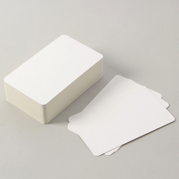 아트페이퍼 반코팅 무지 종이카드 100매(8x13cm)