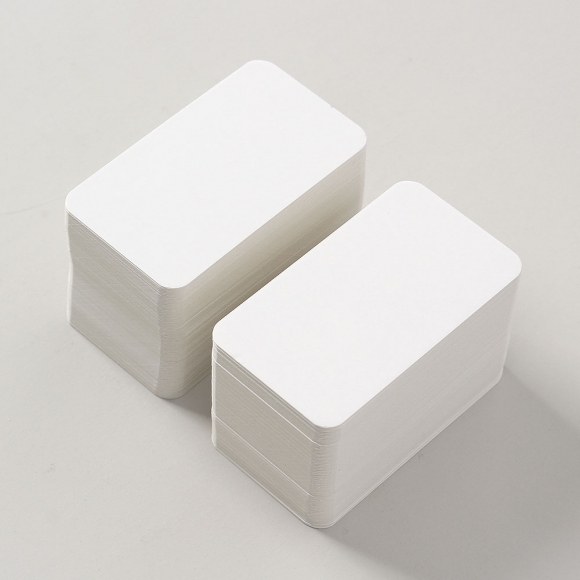 아트페이퍼 반코팅 무지 종이카드 200매(4x7cm)