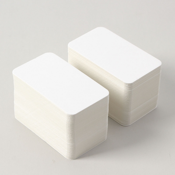 아트페이퍼 반코팅 무지 종이카드 200매(4x7cm)