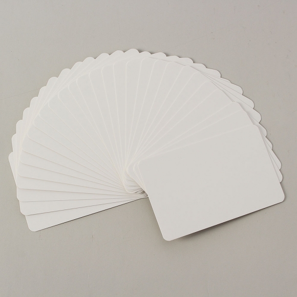 아트페이퍼 반코팅 무지 종이카드 100매(7x11cm)