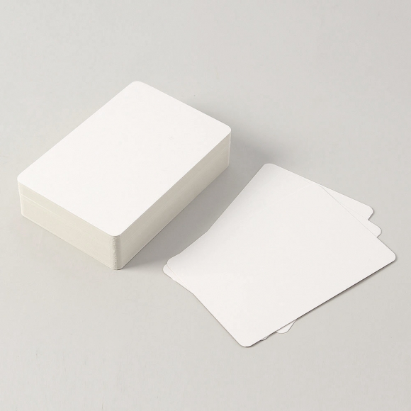 아트페이퍼 반코팅 무지 종이카드 100매(10x15cm)