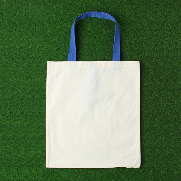 패커블 커스텀 무지 에코백(35x40cm) (블루)