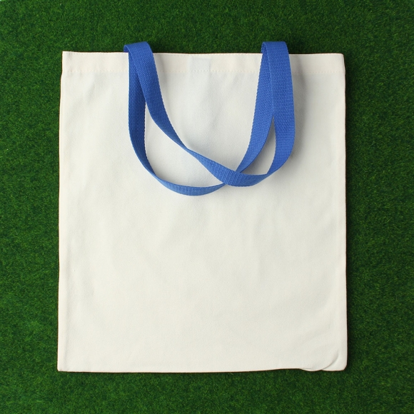 패커블 커스텀 무지 에코백(35x40cm) (블루)