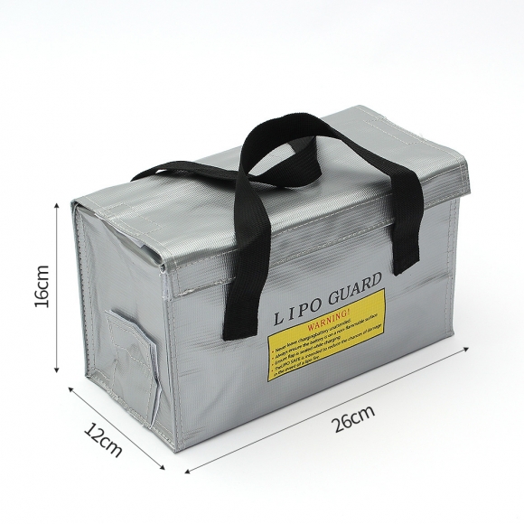 리튬 배터리 난연 보관가방(실버)
