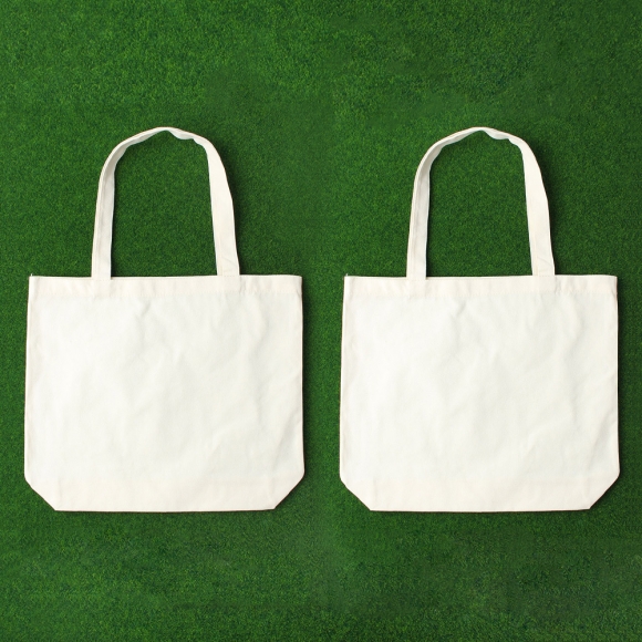 베이직 커스텀 무지 에코백 2p세트(31x35cm) (바닥면)