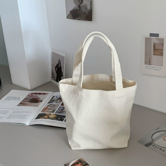 베이직 커스텀 무지 에코백 2p세트(23.5x37cm) (바닥면)