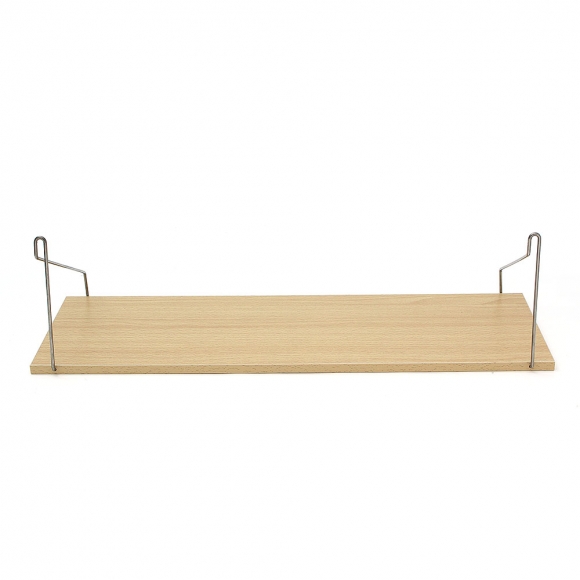 공간데코 무타공 벽선반 (60x19.5cm) (내추럴우드)