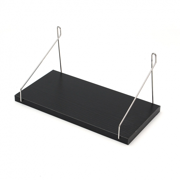 공간데코 무타공 벽선반 (30x15cm) (블랙)