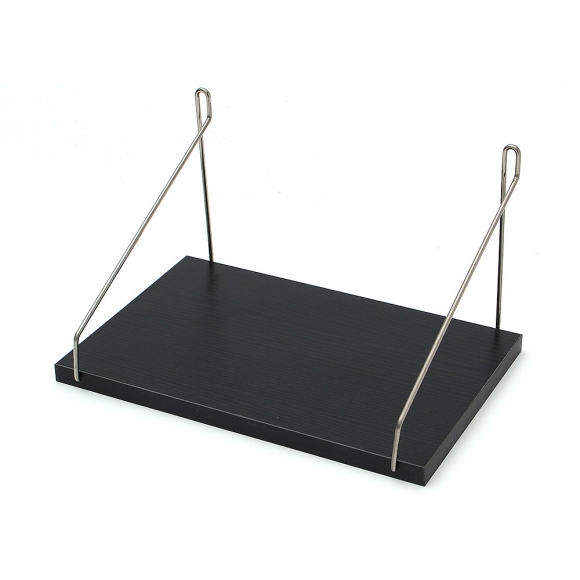 공간데코 무타공 벽선반 (30x19.5cm) (블랙)