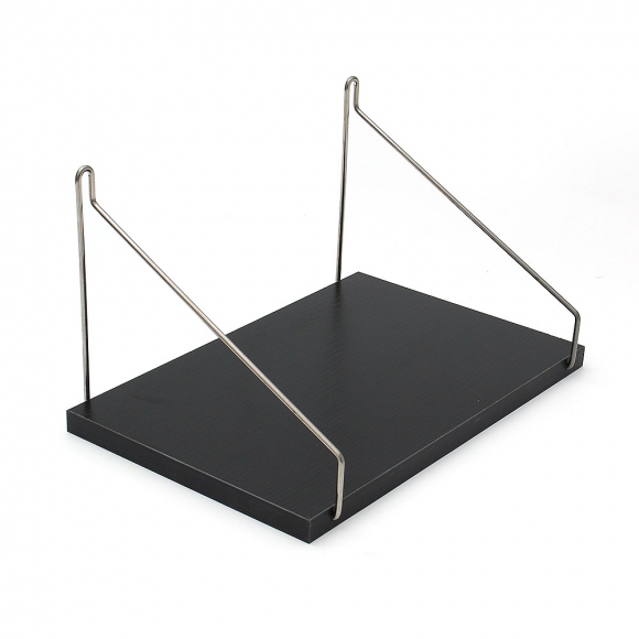 공간데코 무타공 벽선반 (30x19.5cm) (블랙)