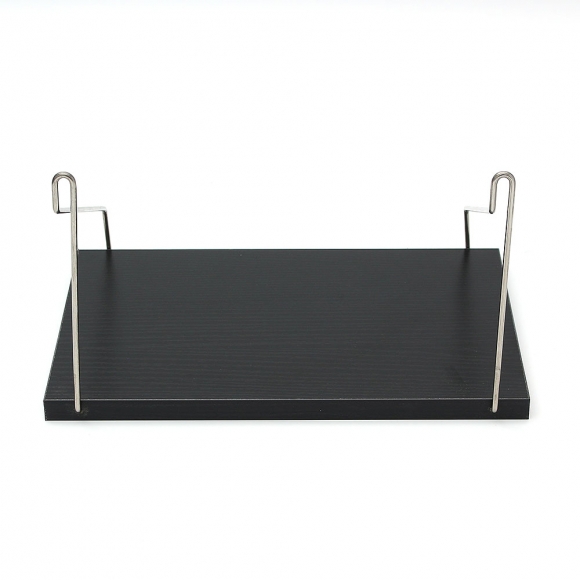 공간데코 무타공 벽선반 (30x19.5cm) (블랙)