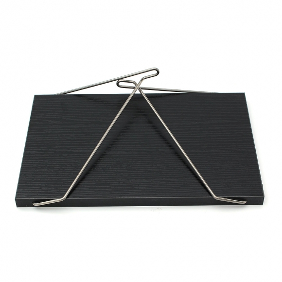 공간데코 무타공 벽선반 (30x19.5cm) (블랙)