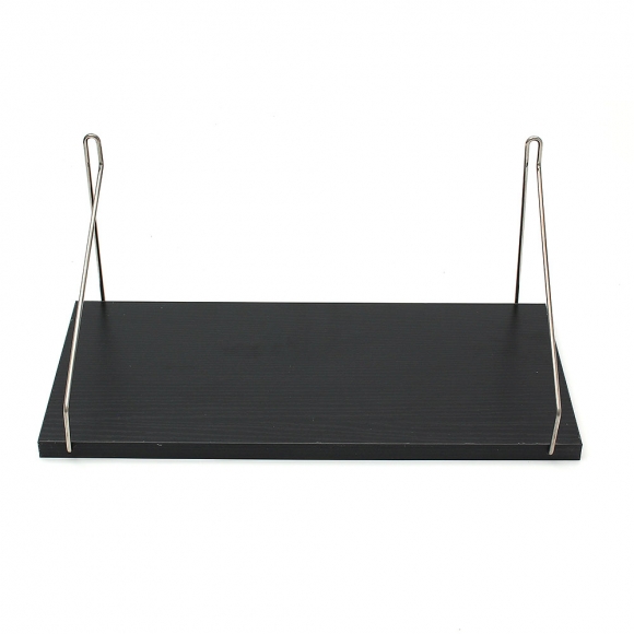 공간데코 무타공 벽선반 (40x19.5cm) (블랙)